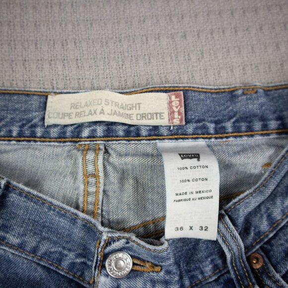 Levi's Relaxed Straight Cut Wide Denim Jeans - Picture 3 of 8
